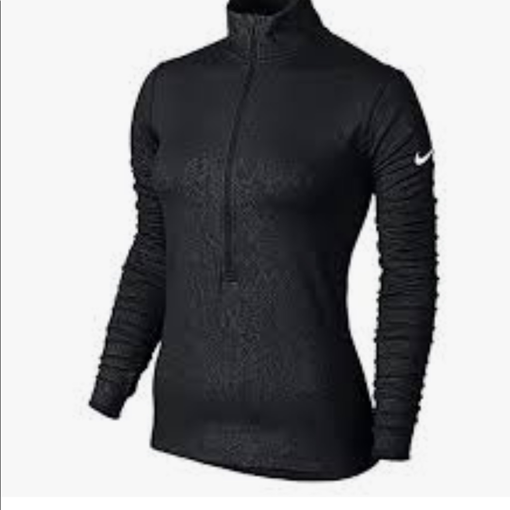 New! Nike Pro Dry Hyperwarm Embossed Heights Vixen Half Zip Tee.